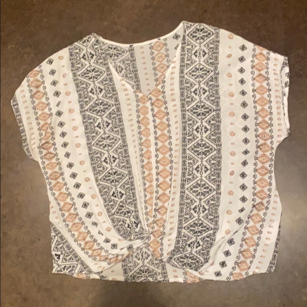 altered’ state black and gold blouse